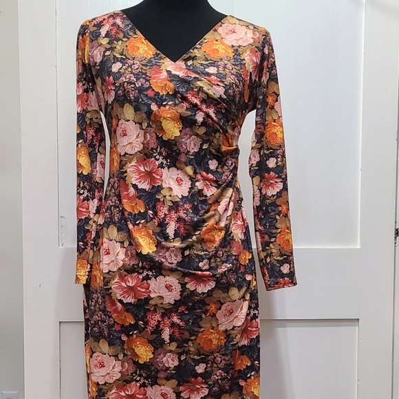 ASOS Vesper long sleeve floral dress - Picture 4 of 6